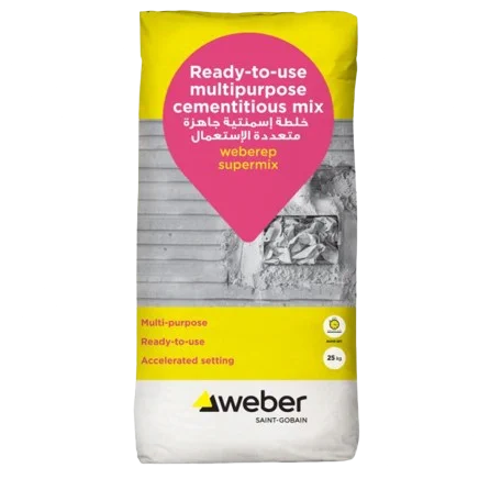Weberep Supermix, Dry Ready Mixed Mortar