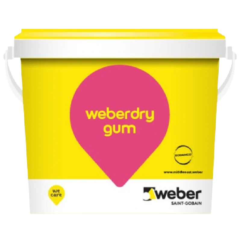 Weber Weberdry Gum Mono Component Acrylic Based Flexible Waterproofing for Under Tiling 25Kg