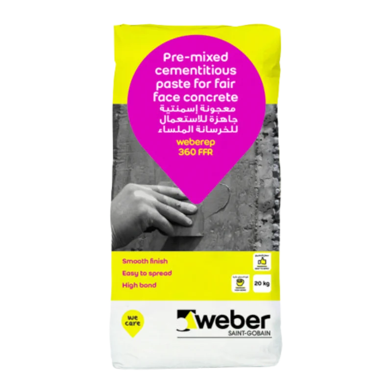 Weber weberep 360 FFR Grey Pre-Mixed Cementitious Paste for Fair Face Concrete 20Kg